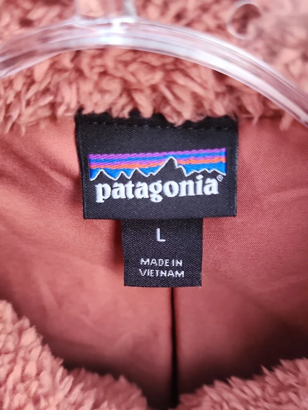 Patagonia Los Gatos Fleece Vest In Century Pink size L
